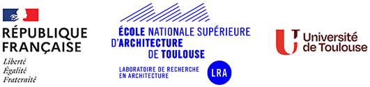 Logo combiné République Française - ENSA - LRA - Université de Toulouse pour signature des courriels